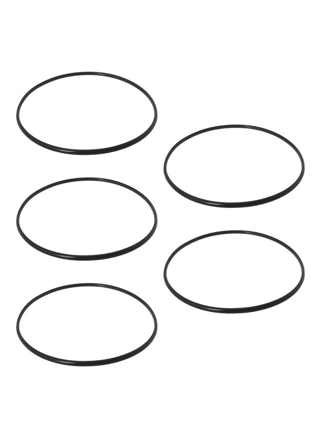 Briny River 5PCS Aquarium Cartridge Filter Rubber Seal OE 14130 / PR1413 Compatible with Marineland Magnum 200 220 330 350 Canister Filter Outer Diameter 150mm Black - Image 1